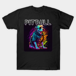 Graffiti Style - Cool Pitbull 3 T-Shirt